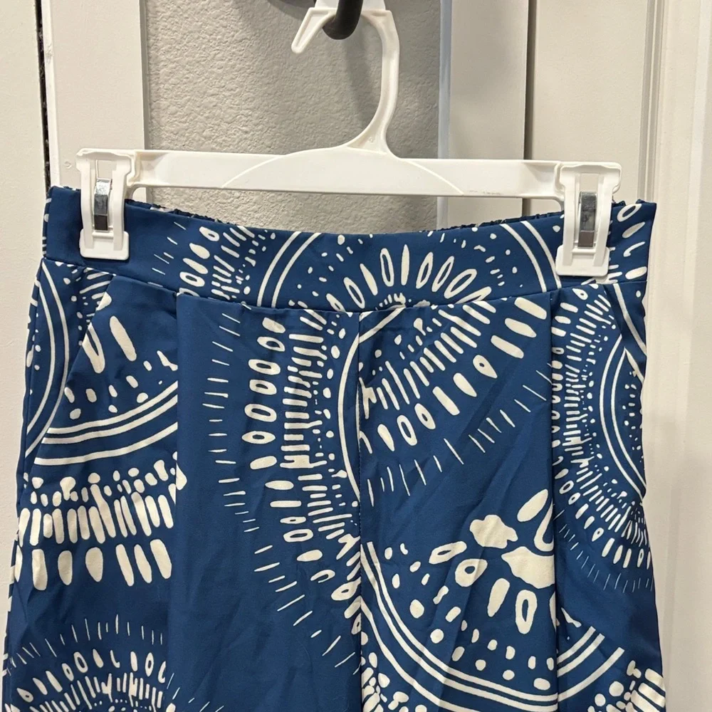 NWT Cupshe Patterned Palazzo Pants - Picture 3 of 9